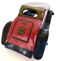  Marx Toy Co Vintage Marx Fire Chief Friction Action Toy Sedan American Circa 1930 - 3630867