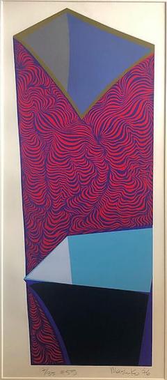 Mashiko Japanese Abstract Expressionist Serigraphs Signed Numbered Mashiko - 4641703