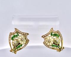  Masriera Masriera Plique a jour Earrings 18K - 3672724