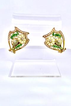  Masriera Masriera Plique a jour Earrings 18K - 3672725