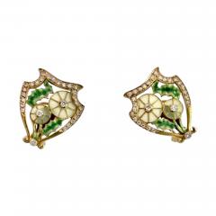  Masriera Masriera Plique a jour Earrings 18K - 3676017