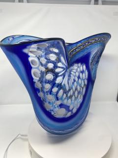  Massimiliano Schiavon One of a Kind Murano Glass Vase by Schiavon - 2597809