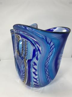  Massimiliano Schiavon One of a Kind Murano Glass Vase by Schiavon - 2597811
