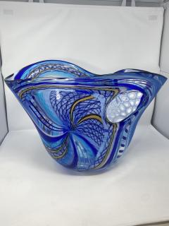  Massimiliano Schiavon One of a Kind Murano Glass Vase by Schiavon - 2597812