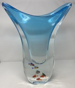  Massimiliano Schiavon Schiavon One of a Kind Murano Glass Aquarium Vase - 2604232