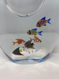  Massimiliano Schiavon Schiavon One of a Kind Murano Glass Aquarium Vase - 2604234