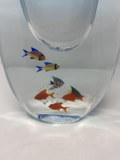  Massimiliano Schiavon Schiavon One of a Kind Murano Glass Aquarium Vase - 2604235