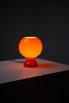  Massive Lighting Space Age Orange Glass Table Lamp by Massive 1980s - 4499078