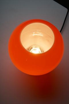  Massive Lighting Space Age Orange Glass Table Lamp by Massive 1980s - 4499079