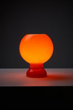  Massive Lighting Space Age Orange Glass Table Lamp by Massive 1980s - 4499080