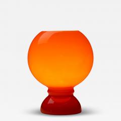  Massive Lighting Space Age Orange Glass Table Lamp by Massive 1980s - 4501059
