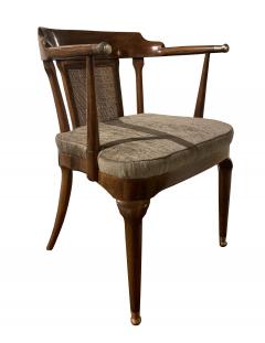  Mastercraft A Rare Pair of Walnut Arm Chairs by Mastercraft - 1821316