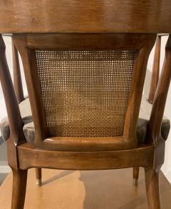  Mastercraft A Rare Pair of Walnut Arm Chairs by Mastercraft - 1821322