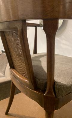  Mastercraft A Rare Pair of Walnut Arm Chairs by Mastercraft - 1821324