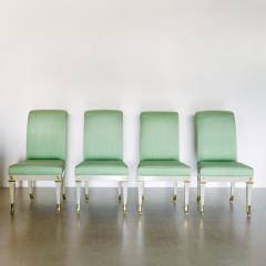  Mastercraft A Set of Four Cream Napoleonic Style Chairs by Mastercraft 1970s - 3109564