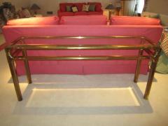  Mastercraft Excellent Mastercraft Thick Brass Console Table - 1172006