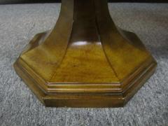  Mastercraft Handsome Pair of Mastercraft Walnut Pedestal Base End Tables - 1171963