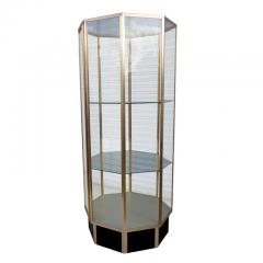  Mastercraft Hexagon Mastercraft Style Glass Display Cabinet - 2562417