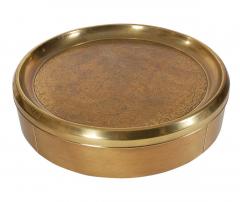  Mastercraft Hollywood Regency Round Italian Brass Cocktail Table by Mastercraft Midcentury - 2454003