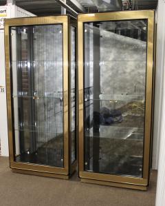  Mastercraft Mastercraft Brass Vitrine Cabinets - 1792020