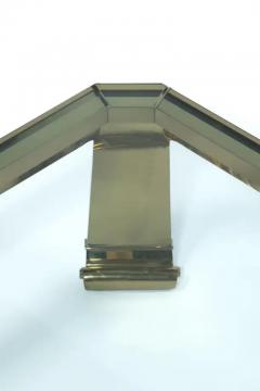  Mastercraft Mastercraft Brass and Glass Ming Coffee Table c 1970s - 4098071