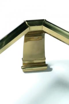  Mastercraft Mastercraft Brass and Glass Ming Coffee Table c 1970s - 4098074
