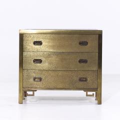  Mastercraft Mastercraft Mid Century Brass Chest of Drawers - 4046503
