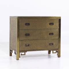  Mastercraft Mastercraft Mid Century Brass Chest of Drawers - 4046504