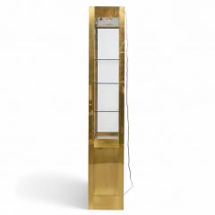  Mastercraft Mastercraft Mid Century Brass Vitrines Cabinet Pair - 4310322