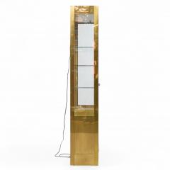  Mastercraft Mastercraft Mid Century Brass Vitrines Cabinet Pair - 4310323