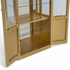  Mastercraft Mastercraft Mid Century Brass Vitrines Cabinet Pair - 4360784