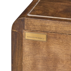  Mastercraft Mastercraft Mid Century Burlwood and Brass Credenza - 4734601