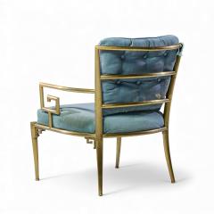  Mastercraft Mastercraft Mid Century Greek Key Chairs Pair - 4437323