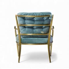  Mastercraft Mastercraft Mid Century Greek Key Chairs Pair - 4437324