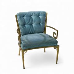  Mastercraft Mastercraft Mid Century Greek Key Chairs Pair - 4437327