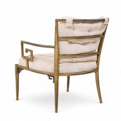  Mastercraft Mastercraft Mid Century Greek Key Lounge Chairs Pair - 4221759