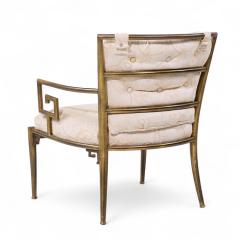  Mastercraft Mastercraft Mid Century Greek Key Lounge Chairs Pair - 4221931