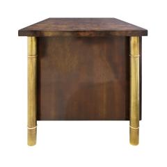  Mastercraft Mastercraft Pair Of Luxurious Bedside Tables In Carpathian Elm And Brass 1960s - 1301911