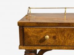 Mastercraft Mastercraft Style Hollywood Regency Writing Desk Burl Brass USA 1960s - 4476334