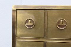  Mastercraft Mastercraft Two Drawer Brass Cabinet - 976897