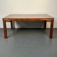  Mastercraft Mid Century Modern Mastercraft Dining Table Brass and Burlwood William Doezema - 3031324