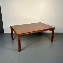  Mastercraft Mid Century Modern Mastercraft Dining Table Brass and Burlwood William Doezema - 3031328