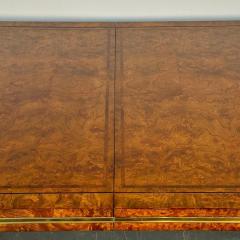  Mastercraft Mid Century Modern Mastercraft Dining Table Brass and Burlwood William Doezema - 3031332