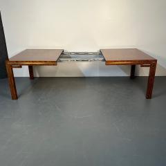  Mastercraft Mid Century Modern Mastercraft Dining Table Brass and Burlwood William Doezema - 3031333