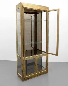  Mastercraft Pair of Acid Etched Brass Illuminated Etageres by Bernhard Rohne for Mastercraft - 4645313