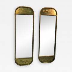  Mastercraft Pair of Exceptional Brass Mirrors by Mastercraft - 525967