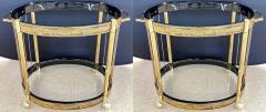  Mastercraft Pair of Mid Century Modern Mastercraft Bar Cart or Serving Wagons - 2975824