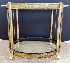  Mastercraft Pair of Mid Century Modern Mastercraft Bar Cart or Serving Wagons - 2975825