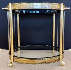  Mastercraft Pair of Mid Century Modern Mastercraft Bar Cart or Serving Wagons - 2975827