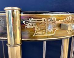  Mastercraft Pair of Mid Century Modern Mastercraft Bar Cart or Serving Wagons - 2975833